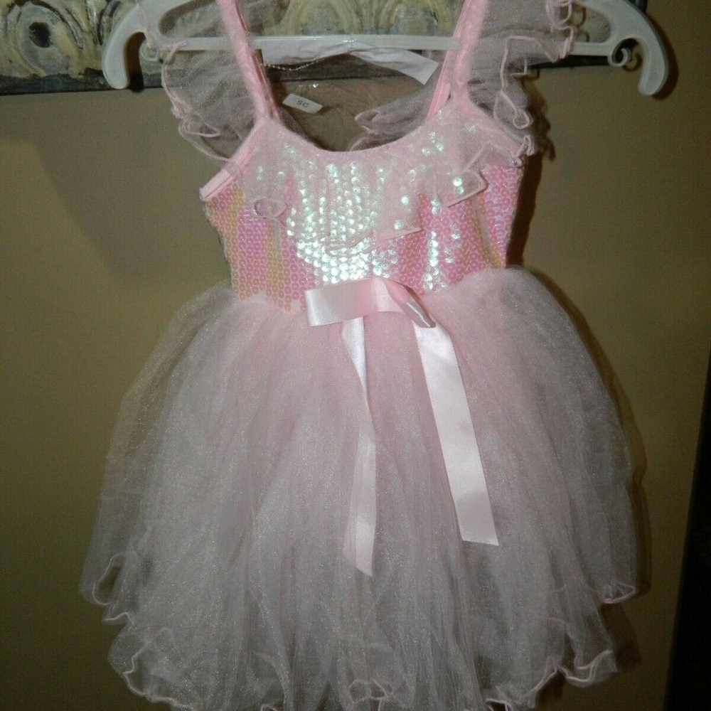 Girl Art Stone The Competitor Pink Sequin Dress SC